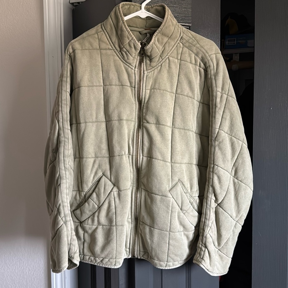 Free People Quilted Dolman Jacket